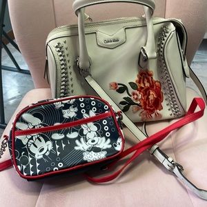 Calvin Klein and Minnie Mouse bags gently used